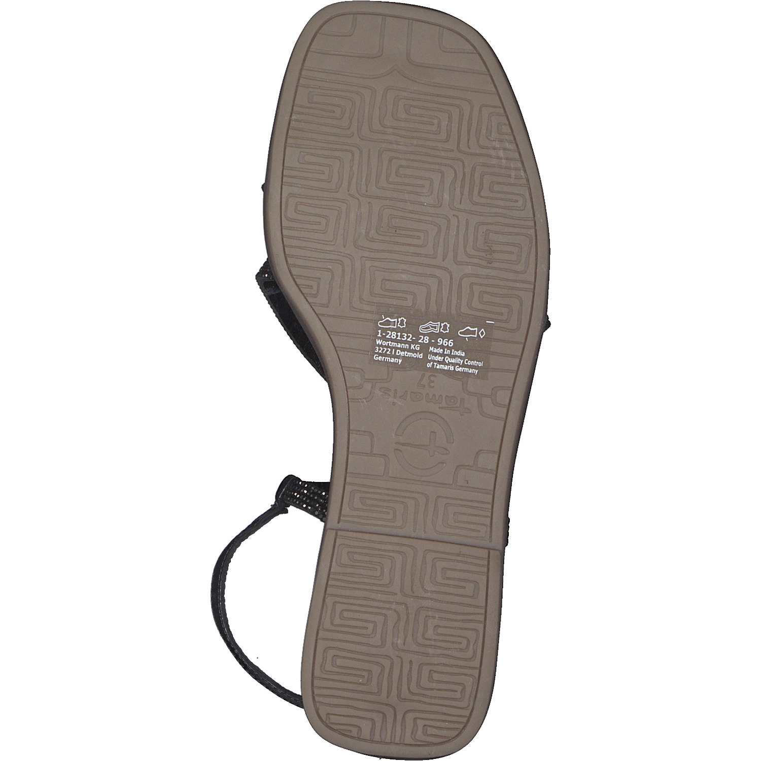Tamaris 28132, Sandalen, Damen, weiß silber