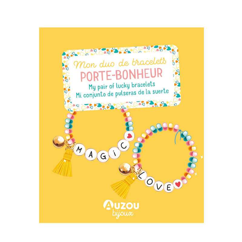 Coffret Mon duo bracelet porte bonheur Edition 2022 - Auzou