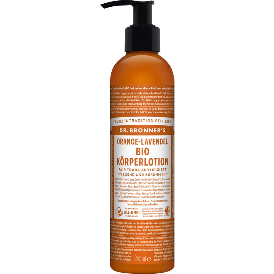 Orange-Lavendel Bio Körperlotion