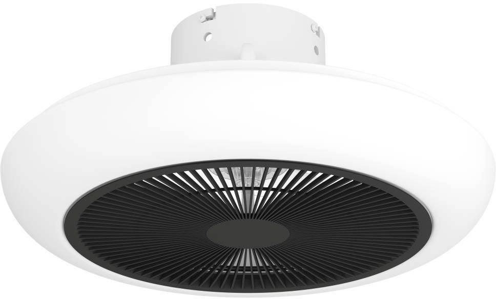 EGLO LED Deckenleuchte SAYULITA, CCT - über Fernbedienung, Dimmfunktion, Fernbedienung, Infrarot inkl., Timerfunktion, LED fest integriert, warmweiß - kaltweiß, Ventilator Decke dimmbar mit Fernbedienung, Timer, Ø 45,5 cm
