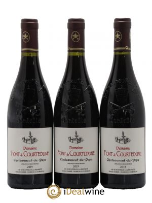 Châteauneuf-du-Pape Domaine Font De Courtedune 2019 - Lot de 3 Bouteilles