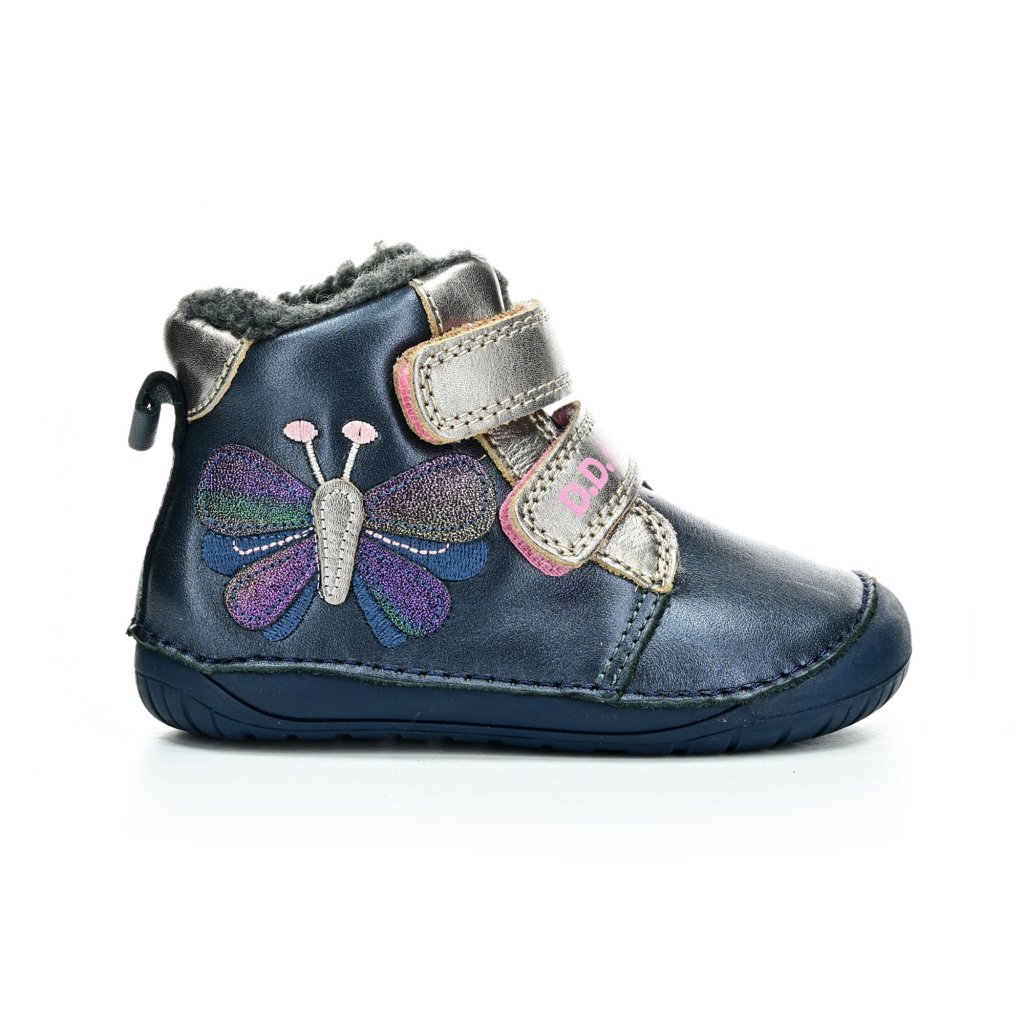 D.D.Step W070-42522 Royal Blue Winterbarfußschuhe
