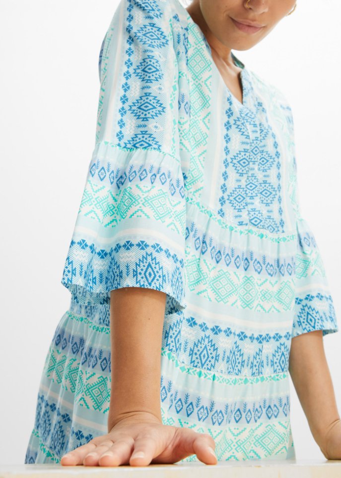 Tunika-Kleid aus nachhaltiger Viskose