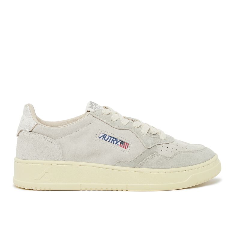 Autry Medalist Low Man XS10 mixsuede cream/wht