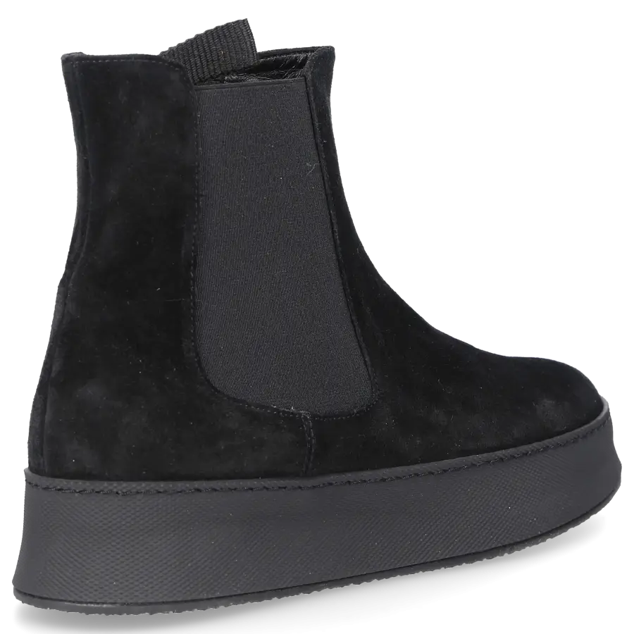Truman's - Chelsea Boots 9834 Veloursleder - schwarz
