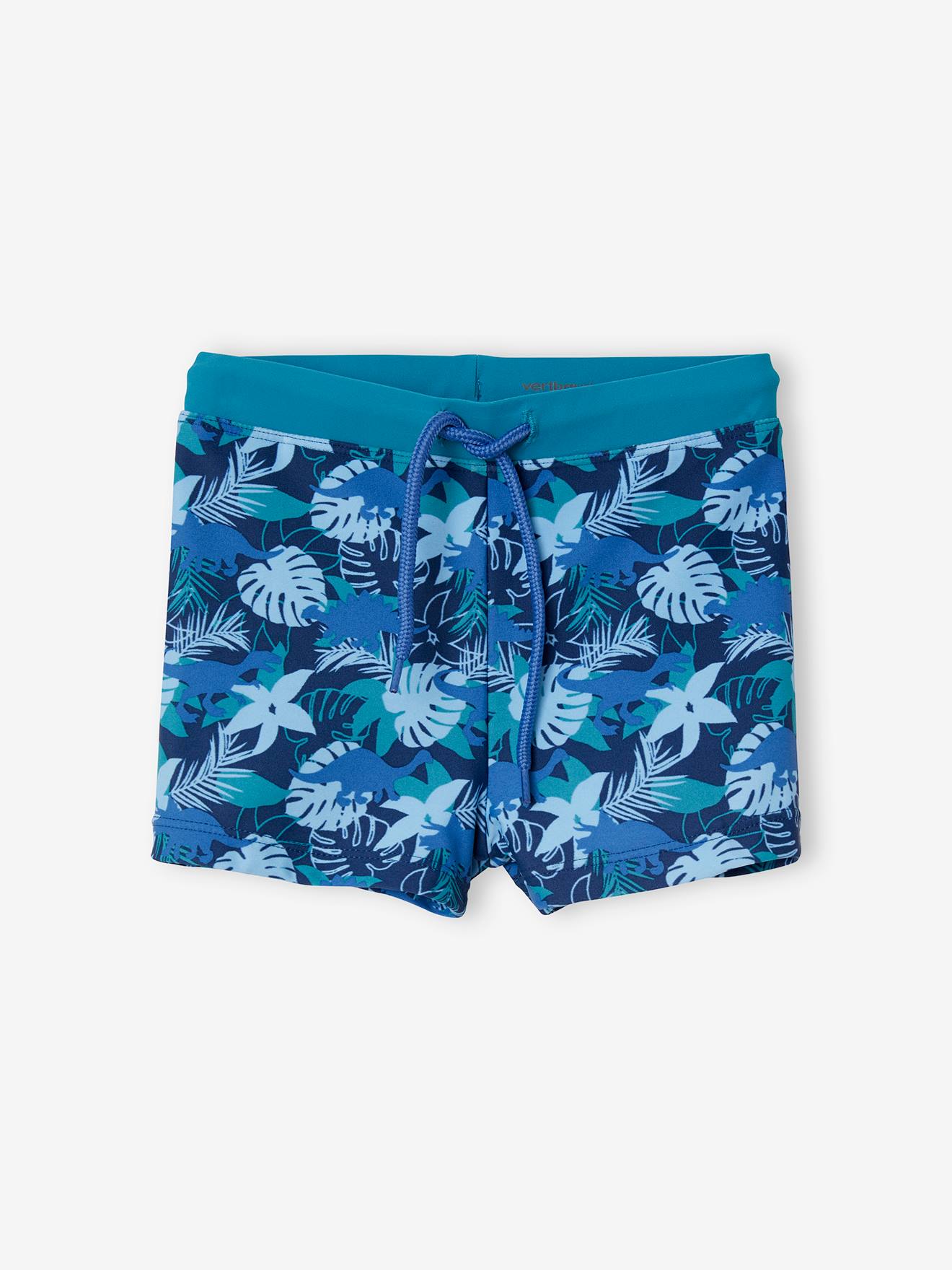 Boxer de bain imprimé garçon marine imprimé