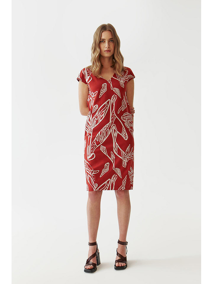 TATUUM Kleid in Weiß/ Rot günstig kaufen