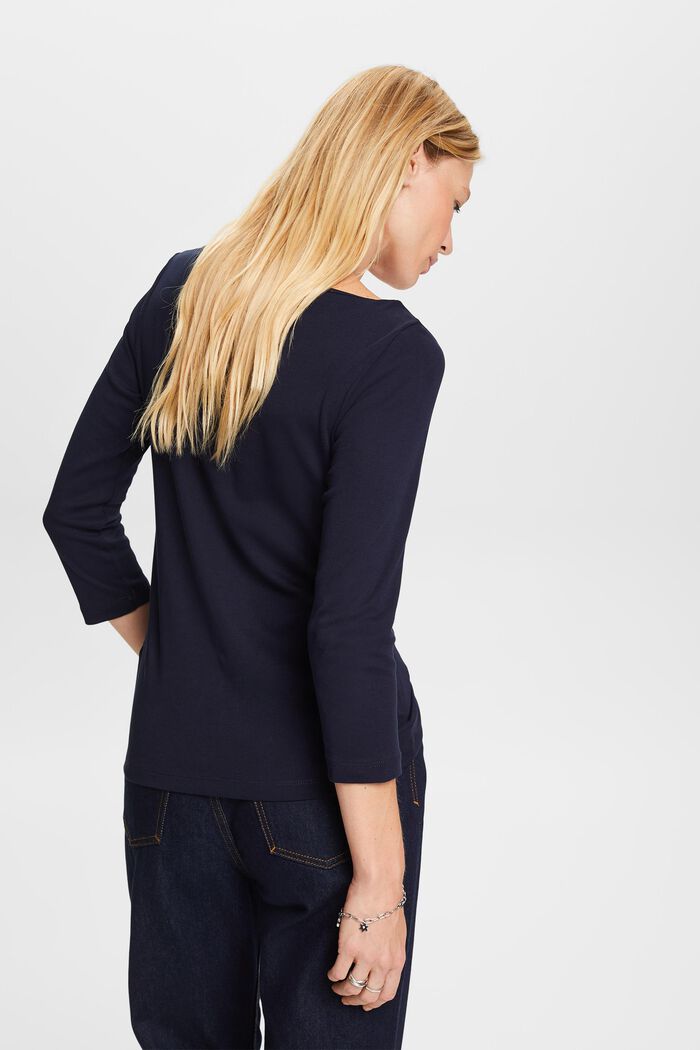 Longsleeve mit Bootausschnitt