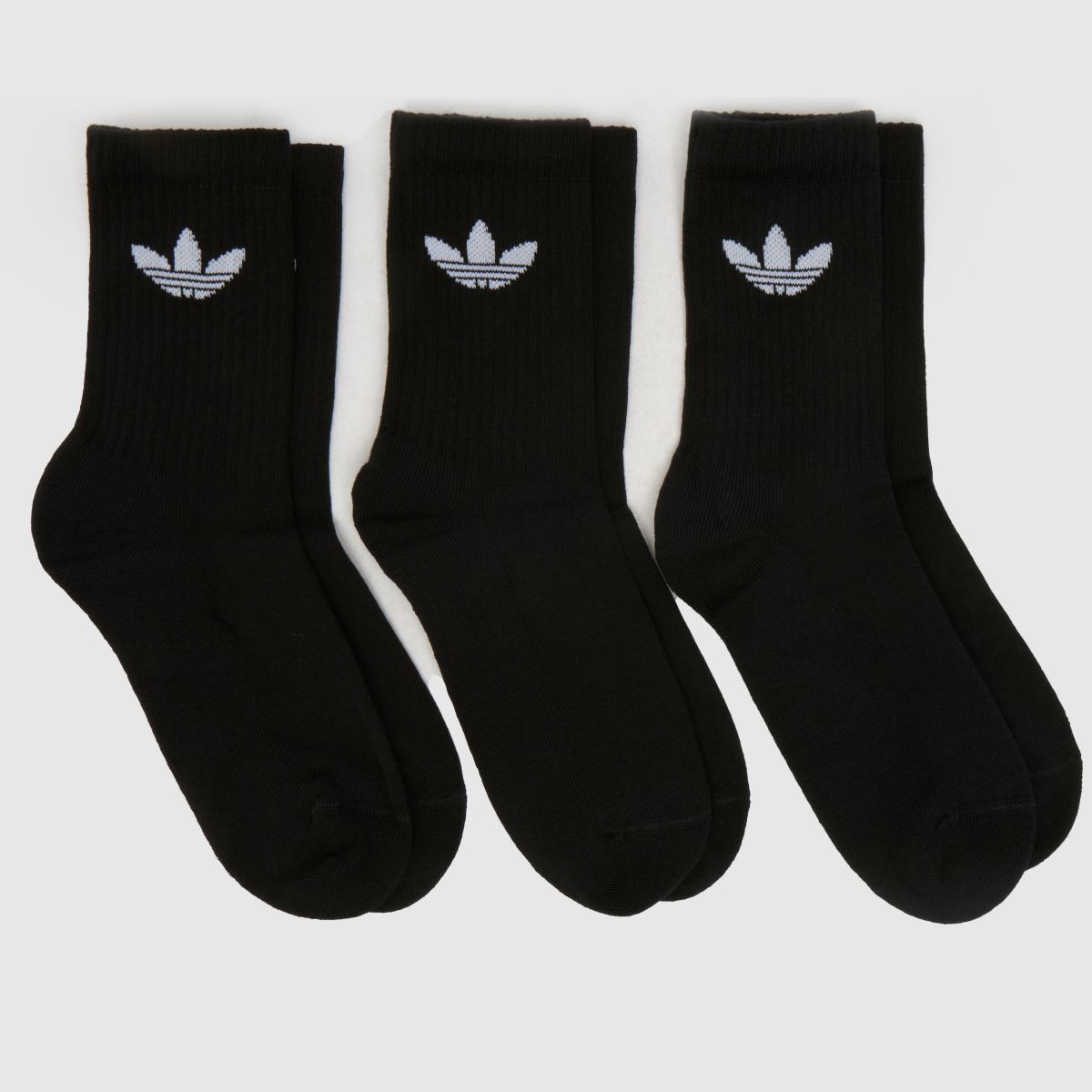 adidas fekete-fehér gyerek eredeti crew zokni 3 db-os csomag