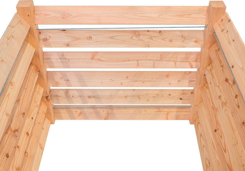 WESTMANN Komposter WMKL4S, BxTxH: 100x100x80 cm, 800 l