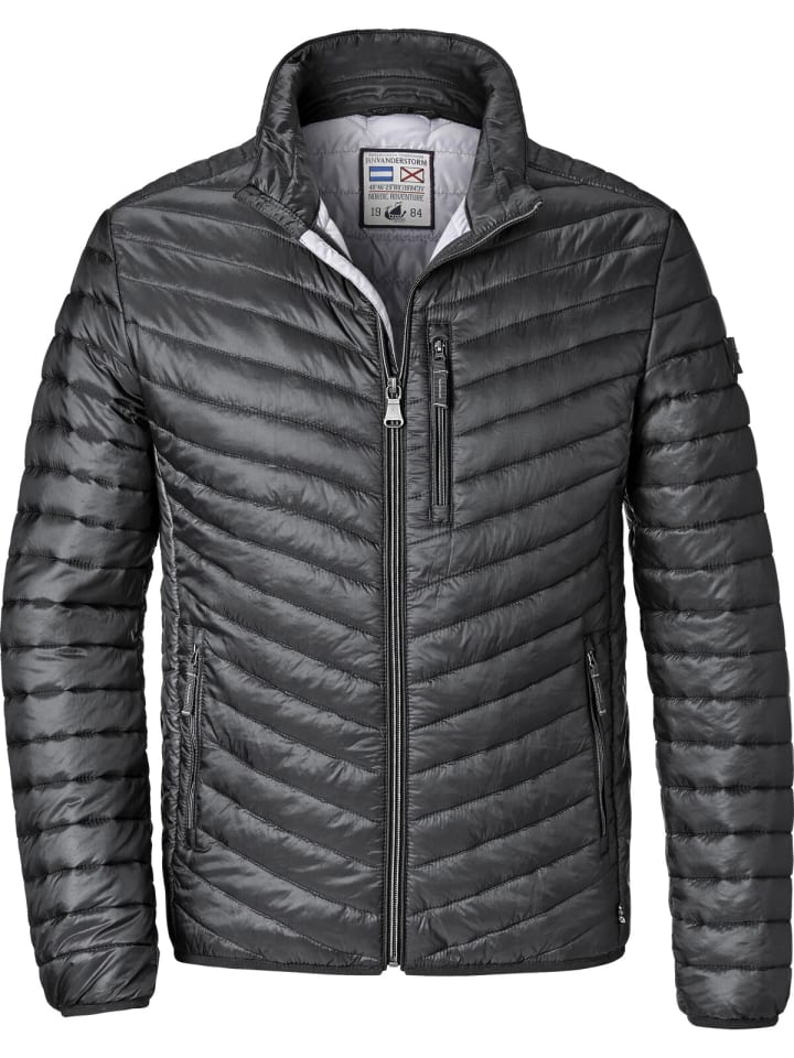 Jan Vanderstorm Steppjacke DANKRAD in grau günstig kaufen