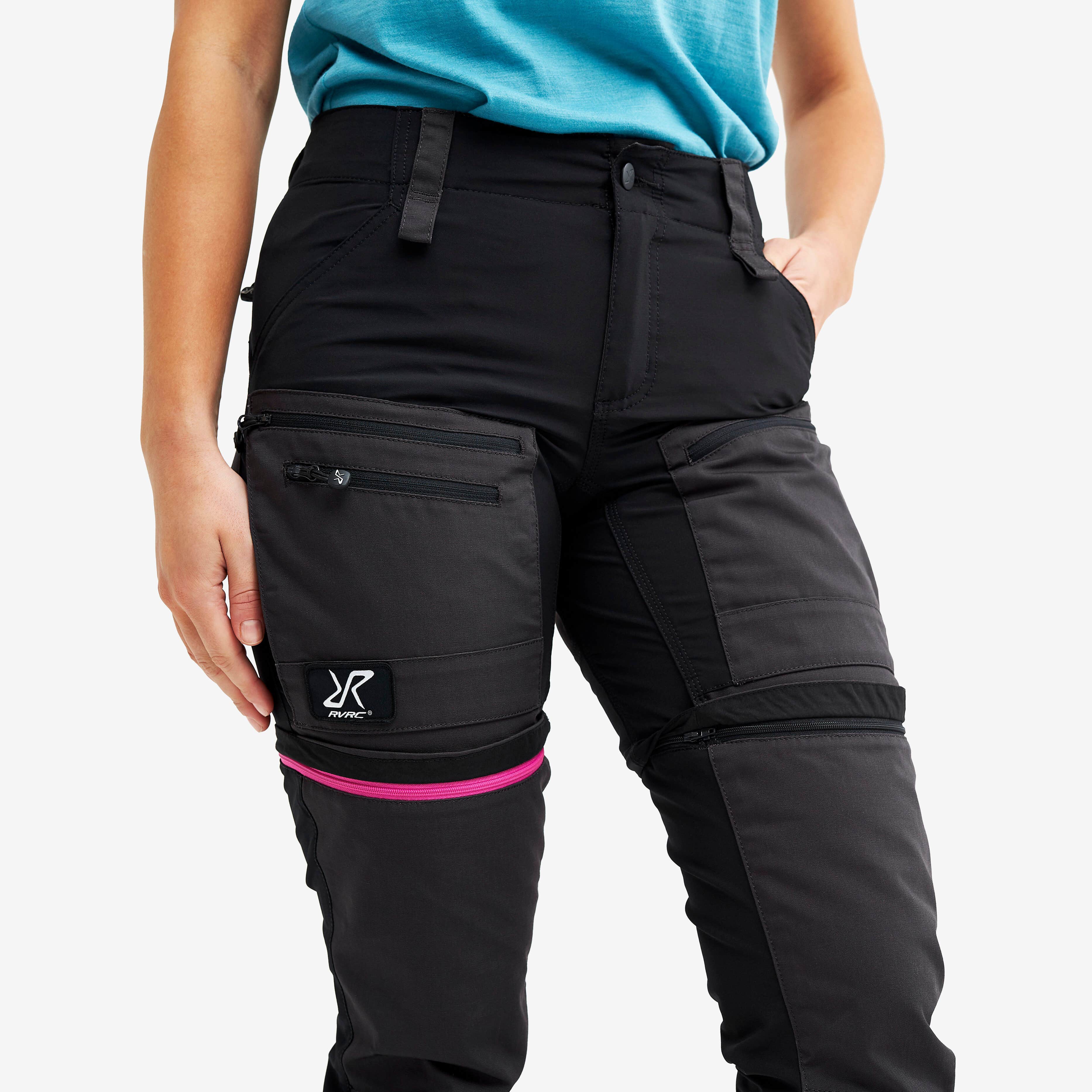 RVRC GP Pro Zip-off Pants Femme Jetblack