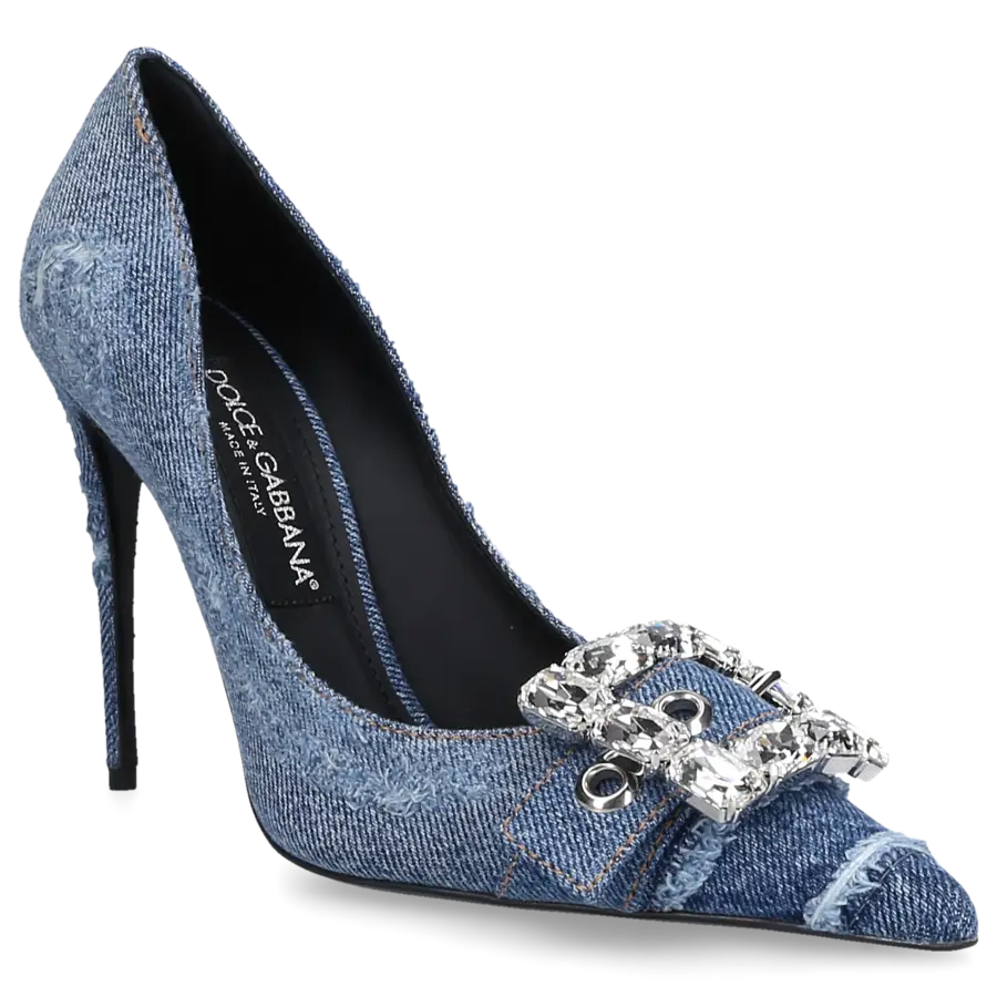 Dolce & Gabbana - Pumps AY841 Denim - blau