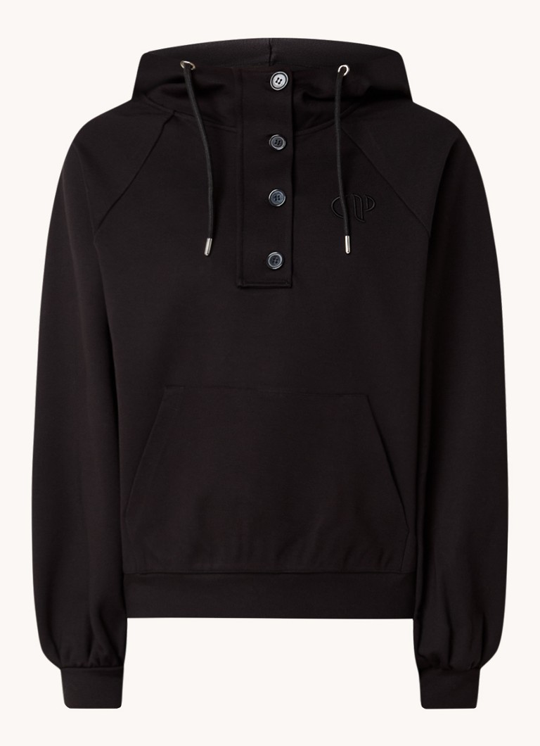 Felpa con cappuccio Claudie Pierlot con logo ricamato