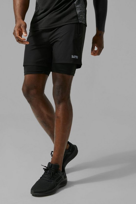 Man Active 2-in-1 Shorts