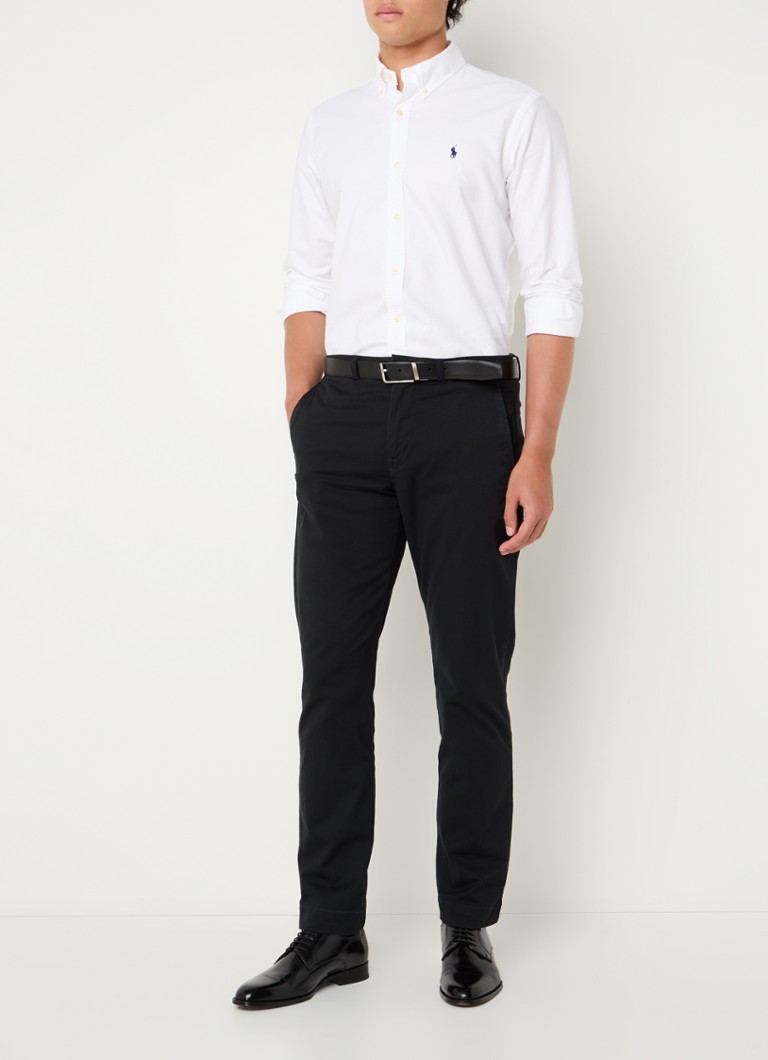 Pantaloni chino drepți Ralph Lauren cu buzunare laterale