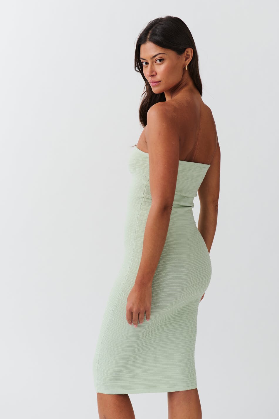 Knitted tube dress