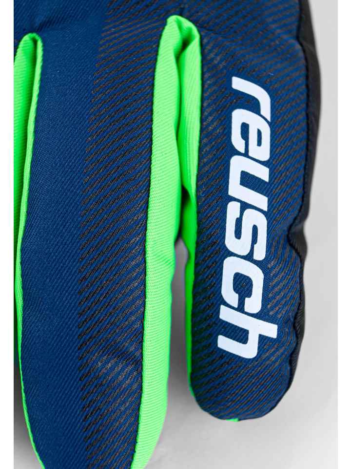 Reusch Fingerhandschuhe Duke R-TEX XT Junior in 7712 blck/dres blue/neon green günstig kaufen