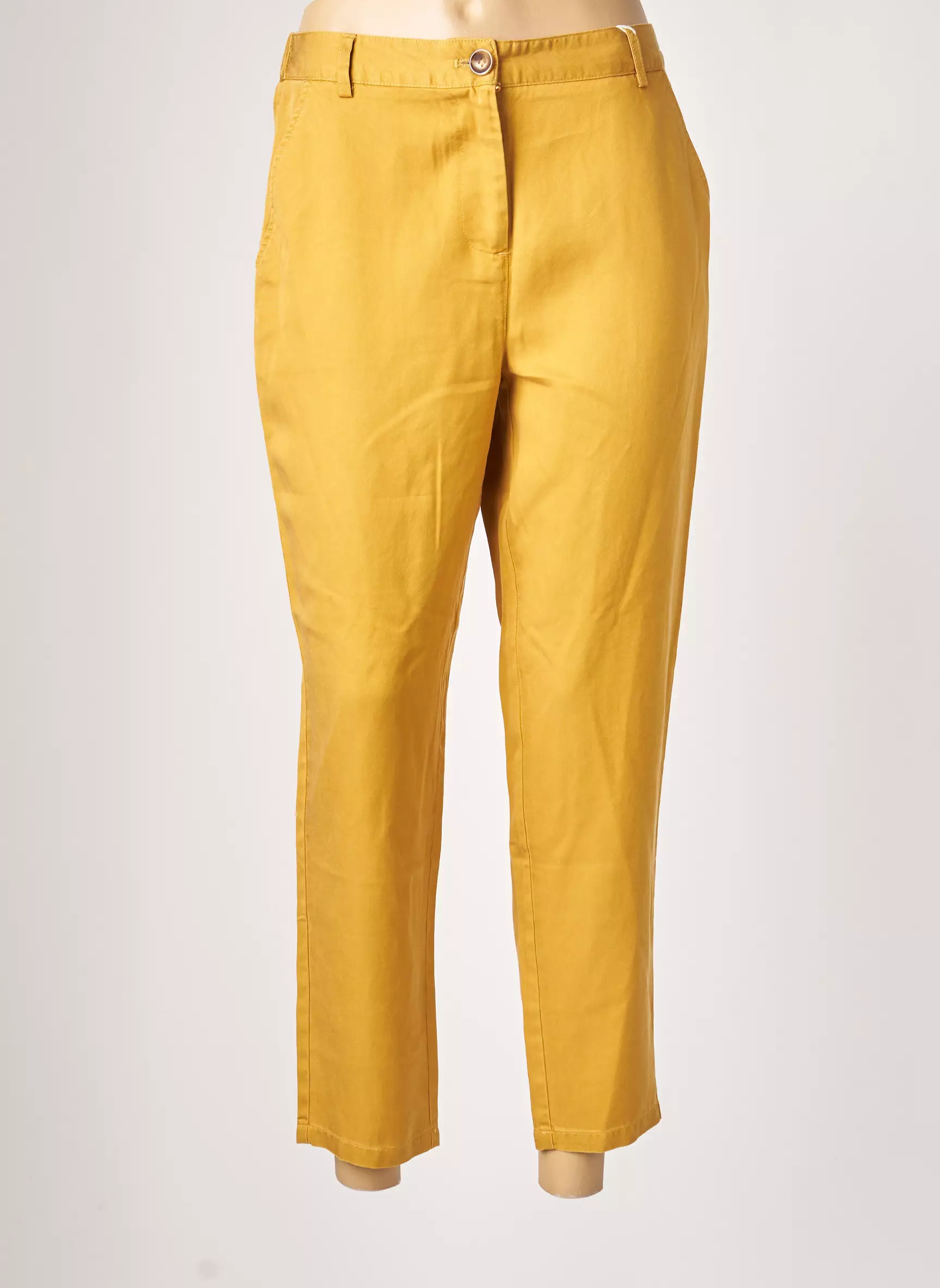 C Est Beau La Vie Pantalon7 8 Femme couleur jaune