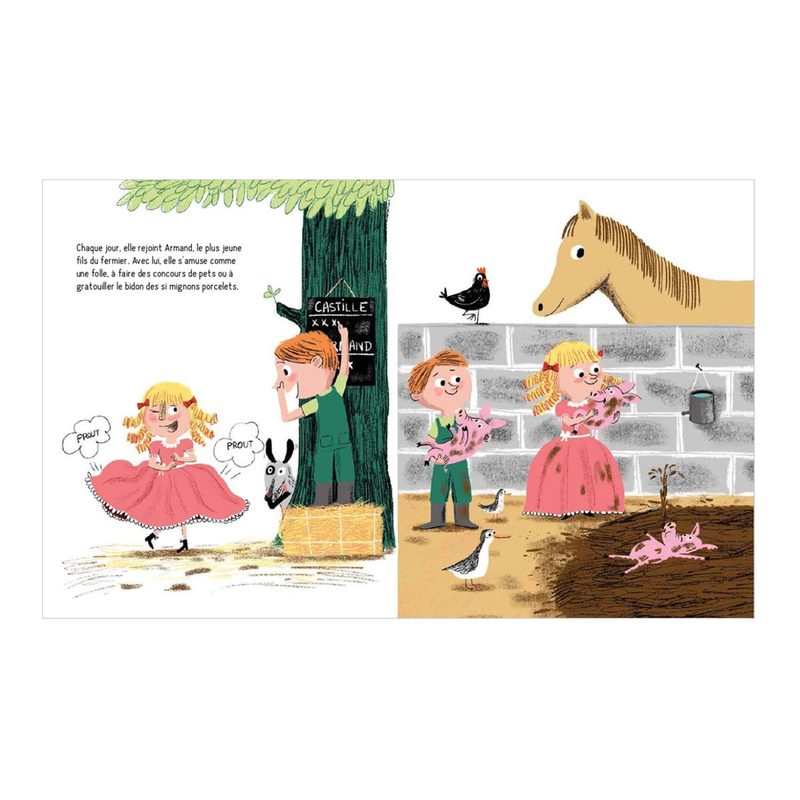 Livre La princesse qui pue qui pete - Casterman