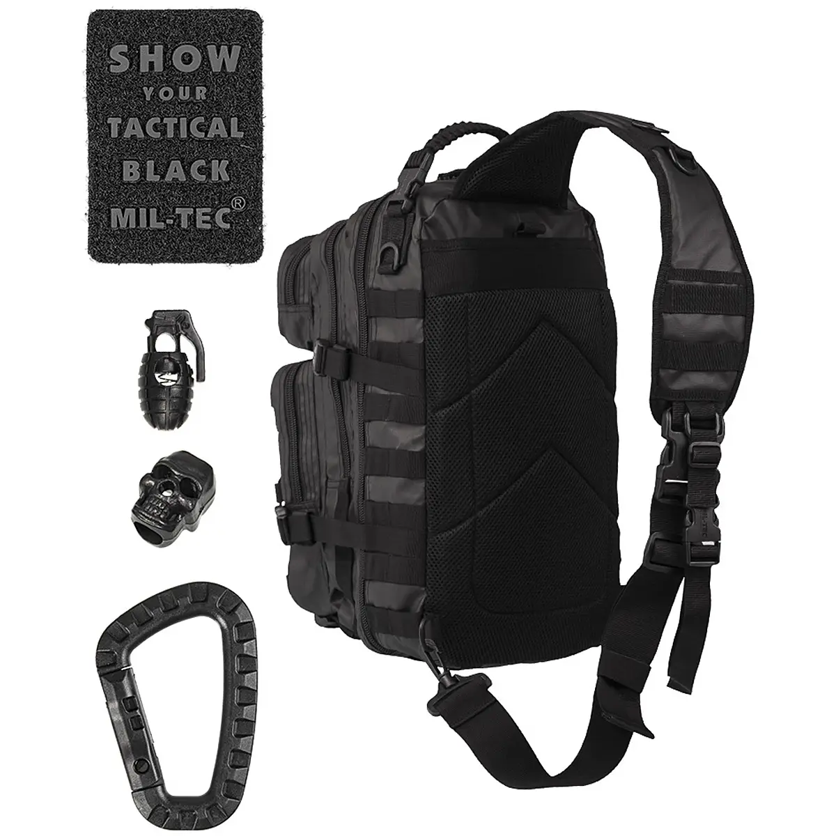 One Strap Assault Pack large tactical black