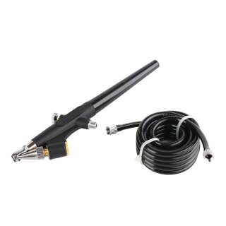 MK3 Airbrush Single-Action Pistole Einsteigerset mit 2 Farbbehältern und Schlauch