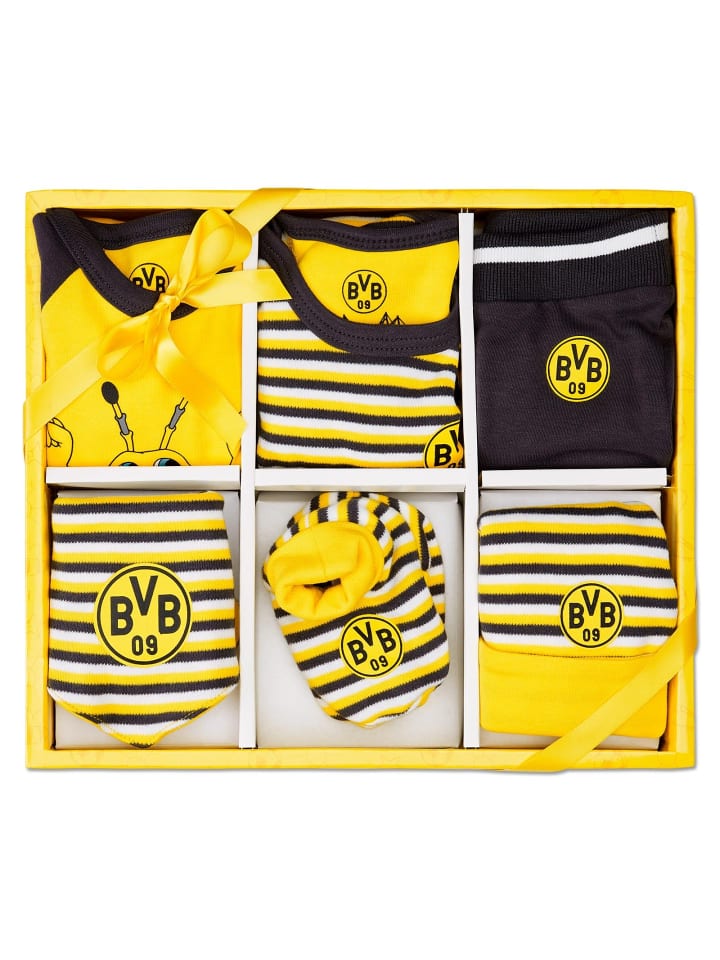 BVB BVB Baby Geschenkbox 6-tlg. in schwarzgelb günstig kaufen 62/68
