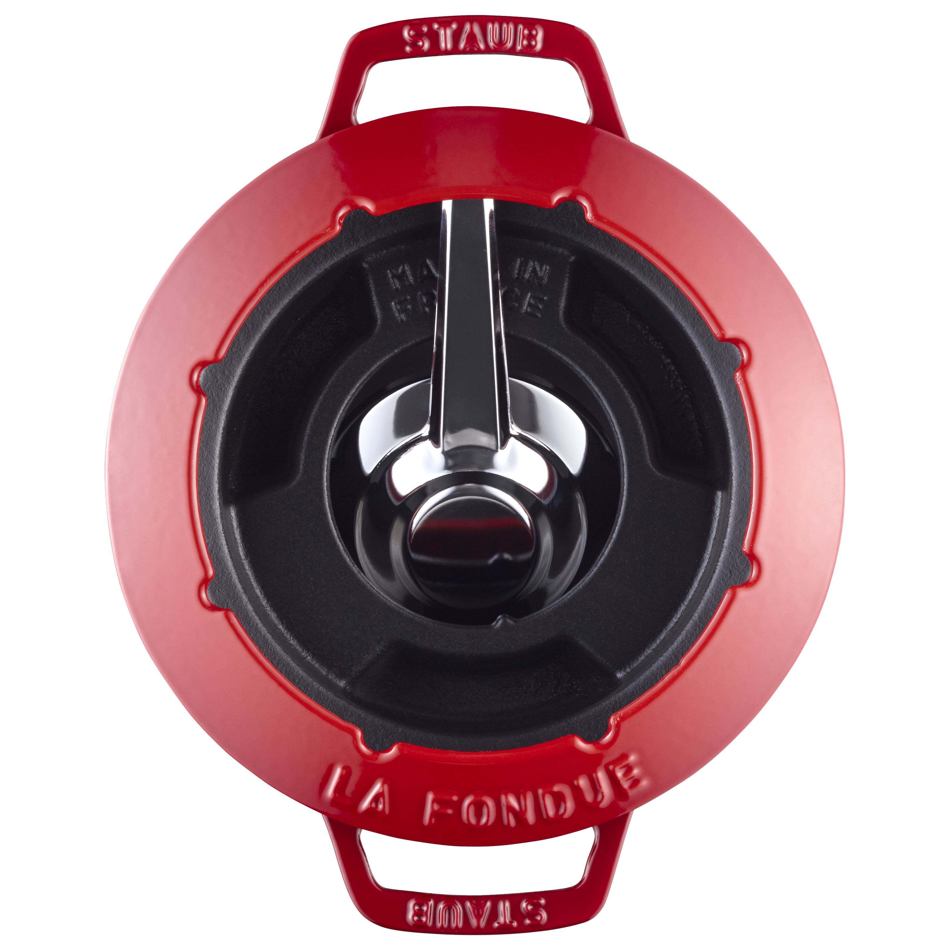 Fondue Set 20 cm, Kirsch-Rot