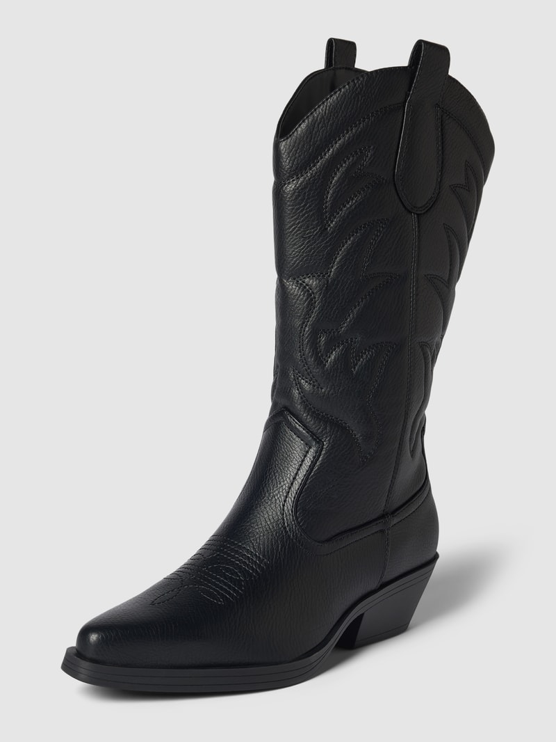 Stiefel im Cowboy-Stil Modell 'BRONCO' in schwarz
