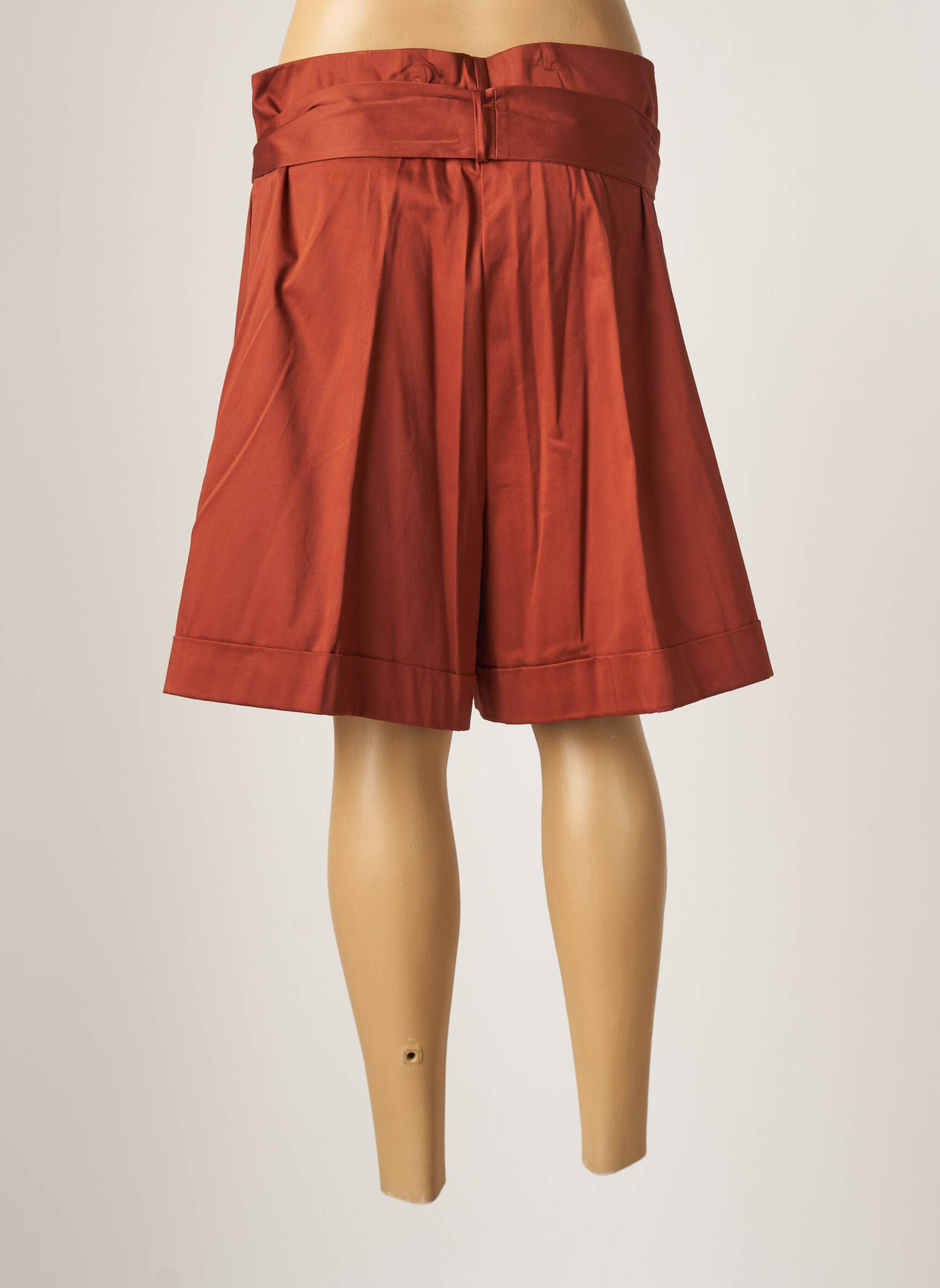 Carla Montanarini Bermudas Femme couleur marron