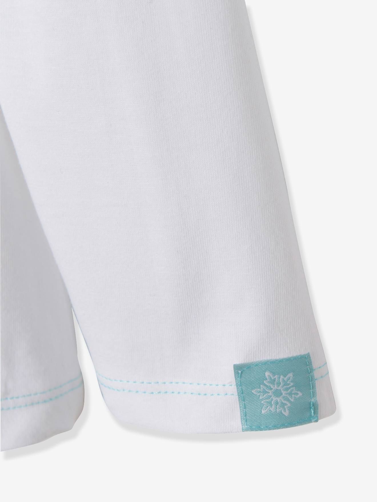T-shirt fille Reine des neiges® à motif magique blanc