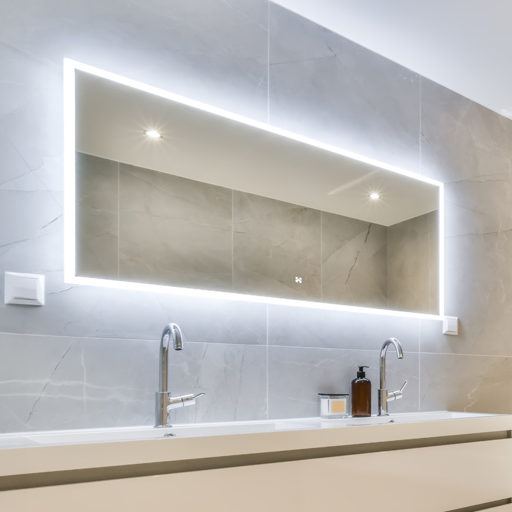 Home Deluxe LED-Spiegel Rechteckig NOLA – 160 x 70 cm