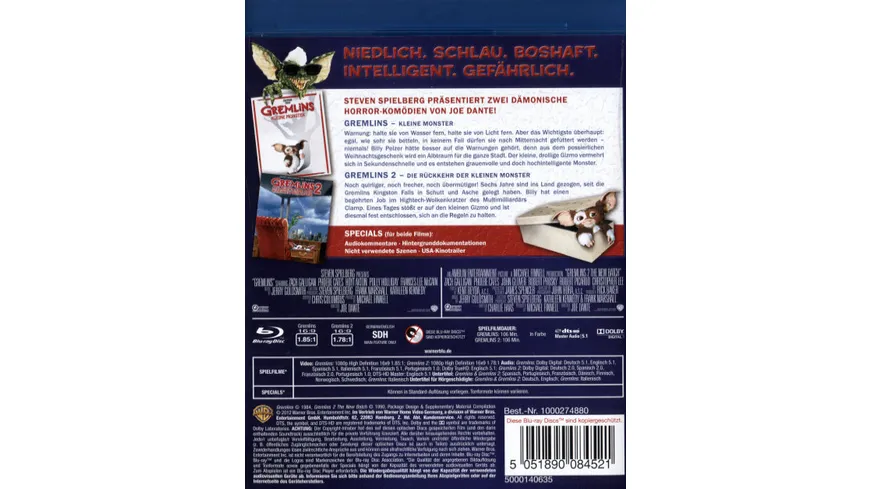 Gremlins 1+2 - Die Collection  [2 BRs]