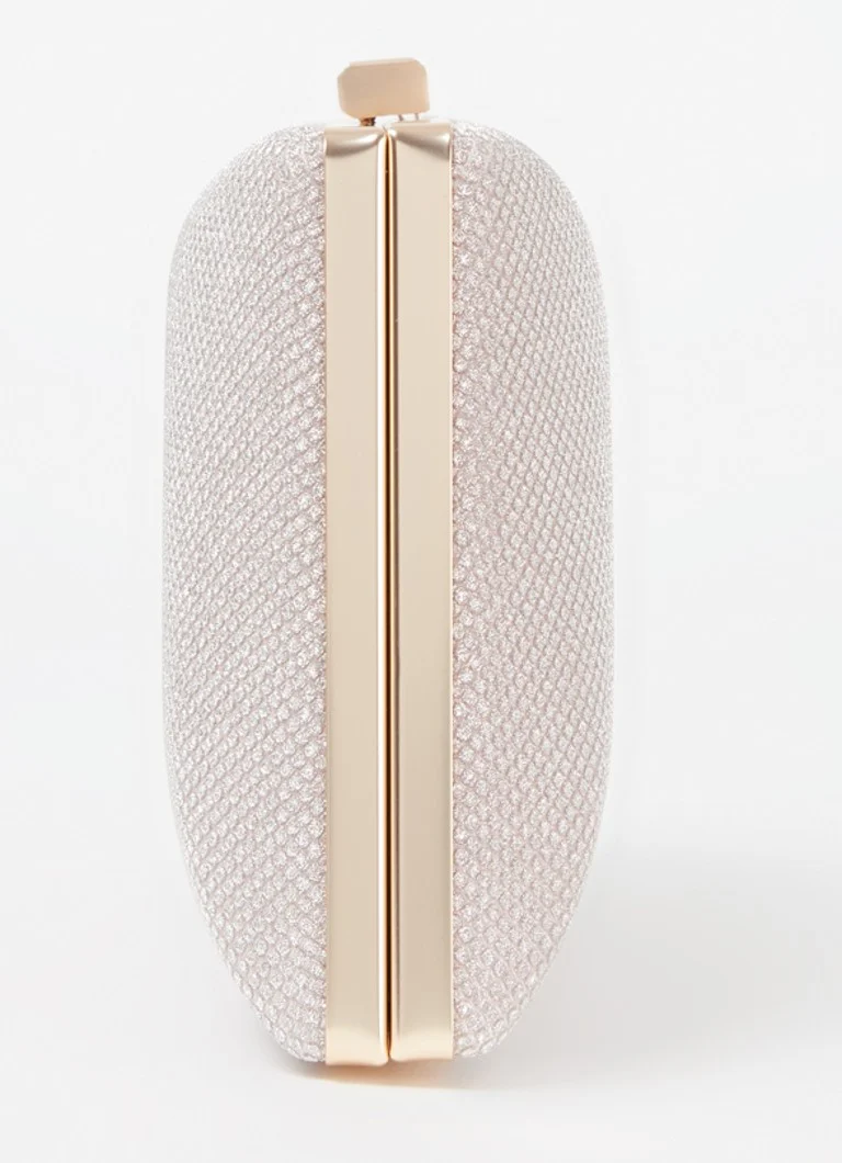 Dune London Bellaria clutch with detachable shoulder strap