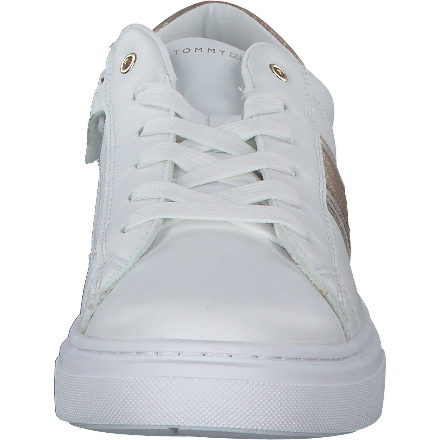 Tommy Hilfiger T3A9-32703, Schnürschuhe, Kinder, bianco/platino