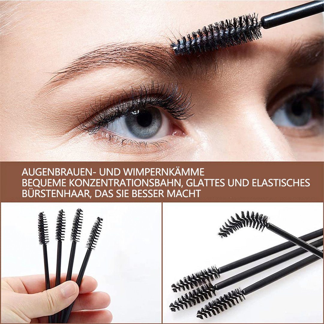 SOTOR Augenbrauenfarbe Brauenstempel,wiederverwendbares Make-up-Brauenpuder-Schablonenset, 1-tlg., für Frauen, Augenbrauen, wasserfestes Make-up-Kosmetik-Set, mittelbraune Brauenstempel