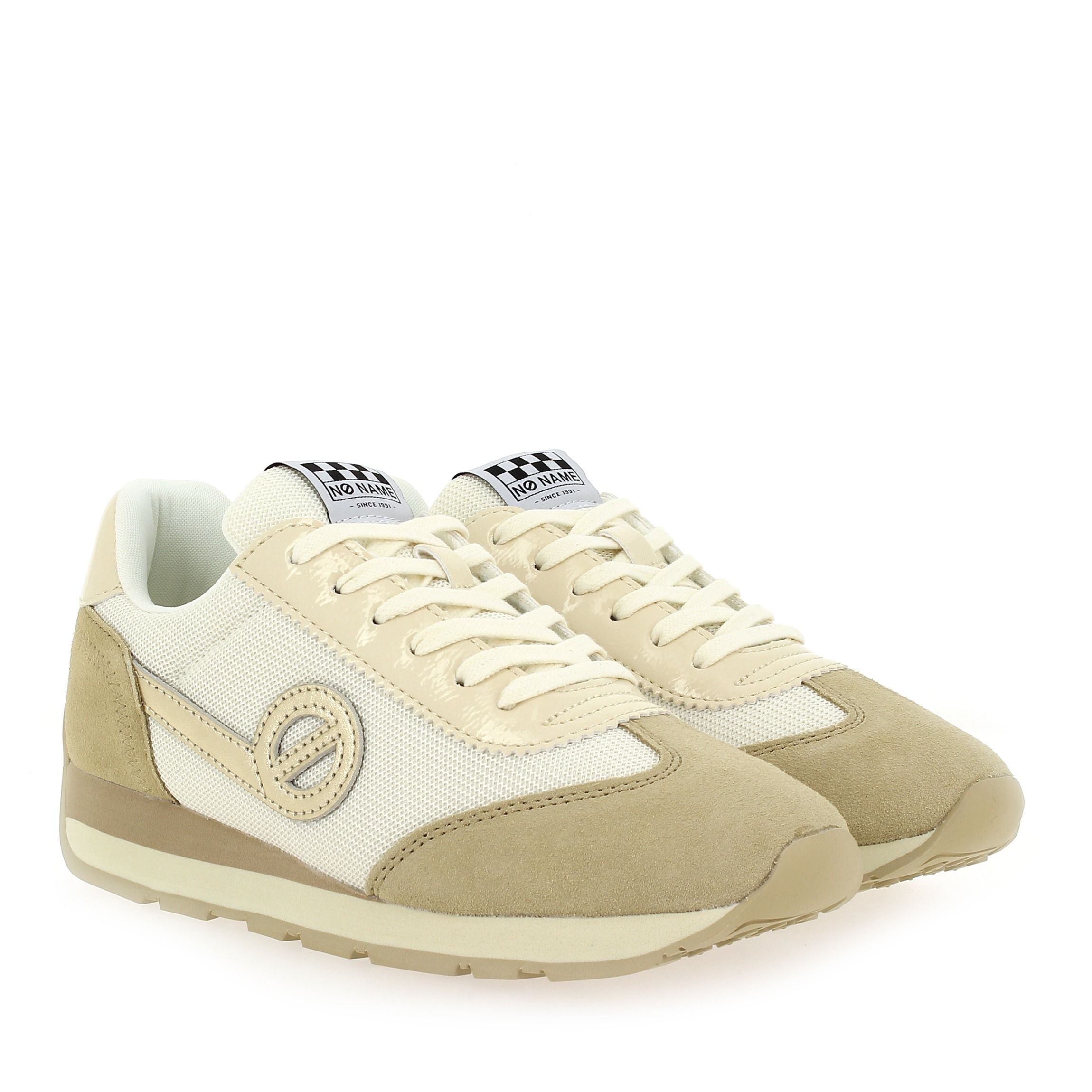 No Name  CITY RUN JOGGER - Blanc Beige