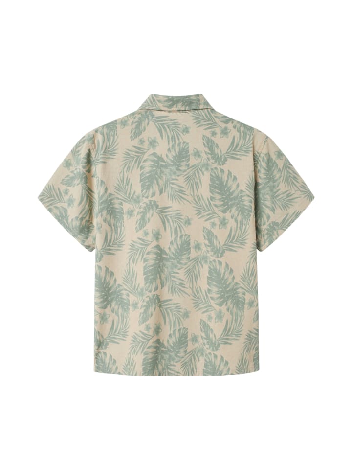 name it Hemd 'Hejon' in grün günstig kaufen