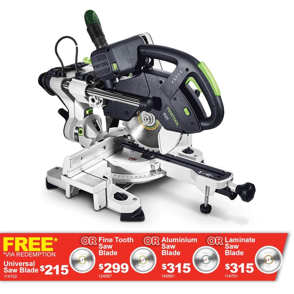 Serra de esquadria deslizante FESTOOL 1200W KS 60 561695