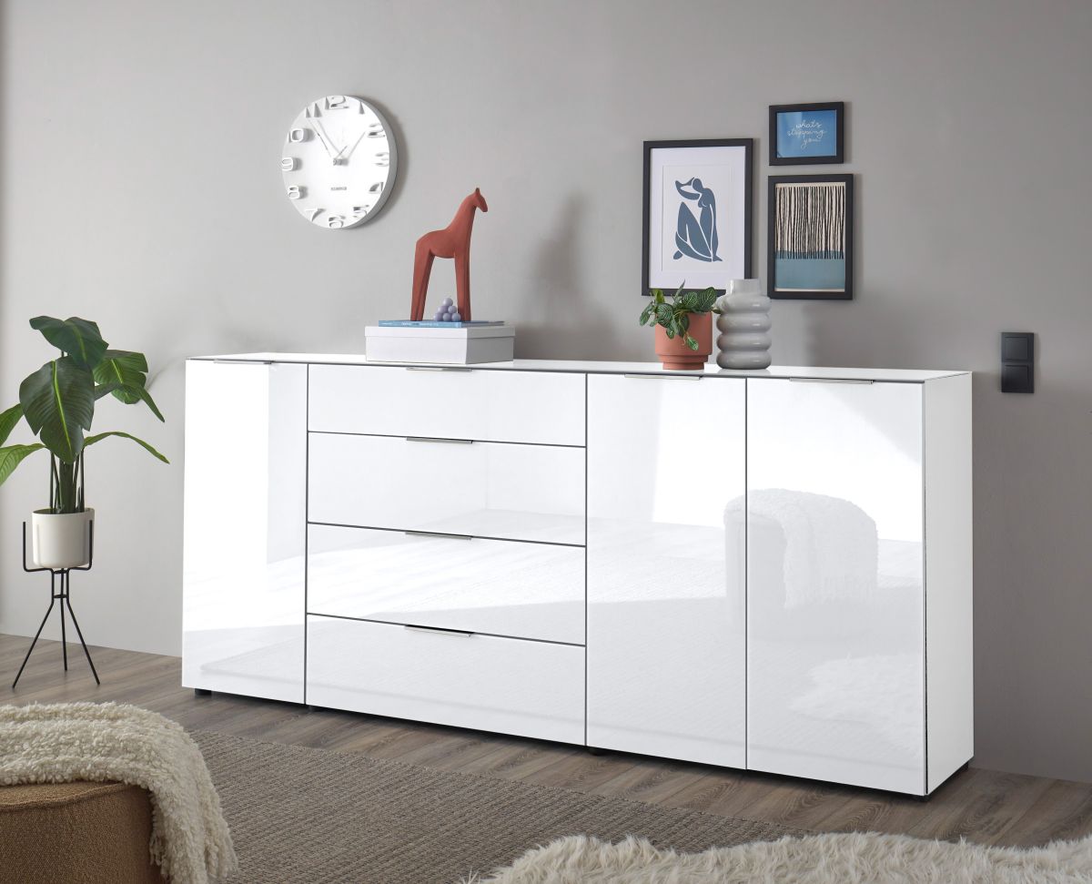 Kommode Santorin Weiß 226 x 99 cm