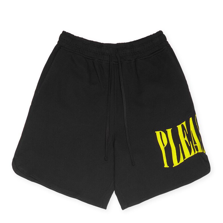 Pleasures Twitch Waffle Knit Short schwarz