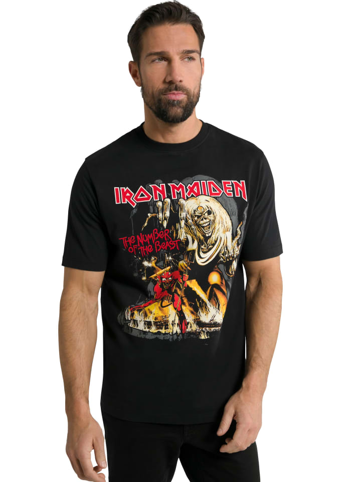 JP1880 Kurzarm T-Shirt in schwarz günstig kaufen
