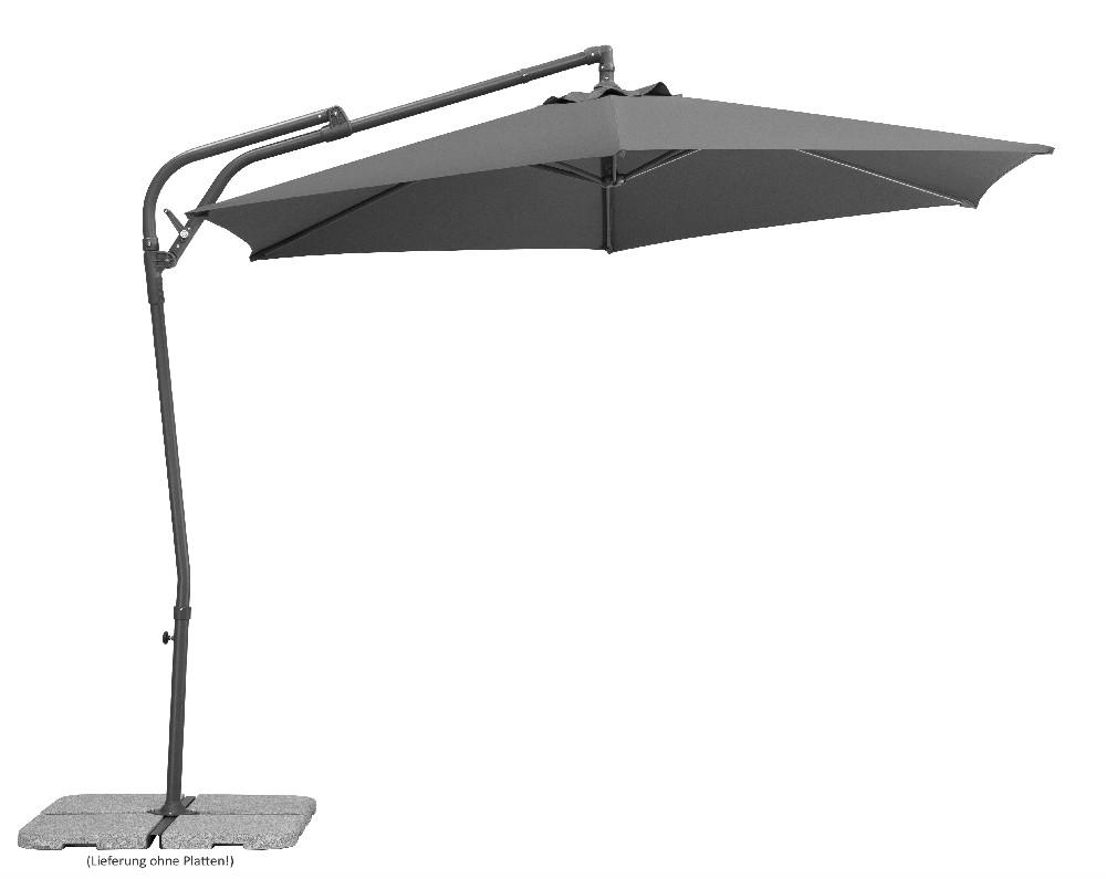 Schneider Schirme Schneider Ampelschirm Genua, ca. 300 cm Ø, anthrazit