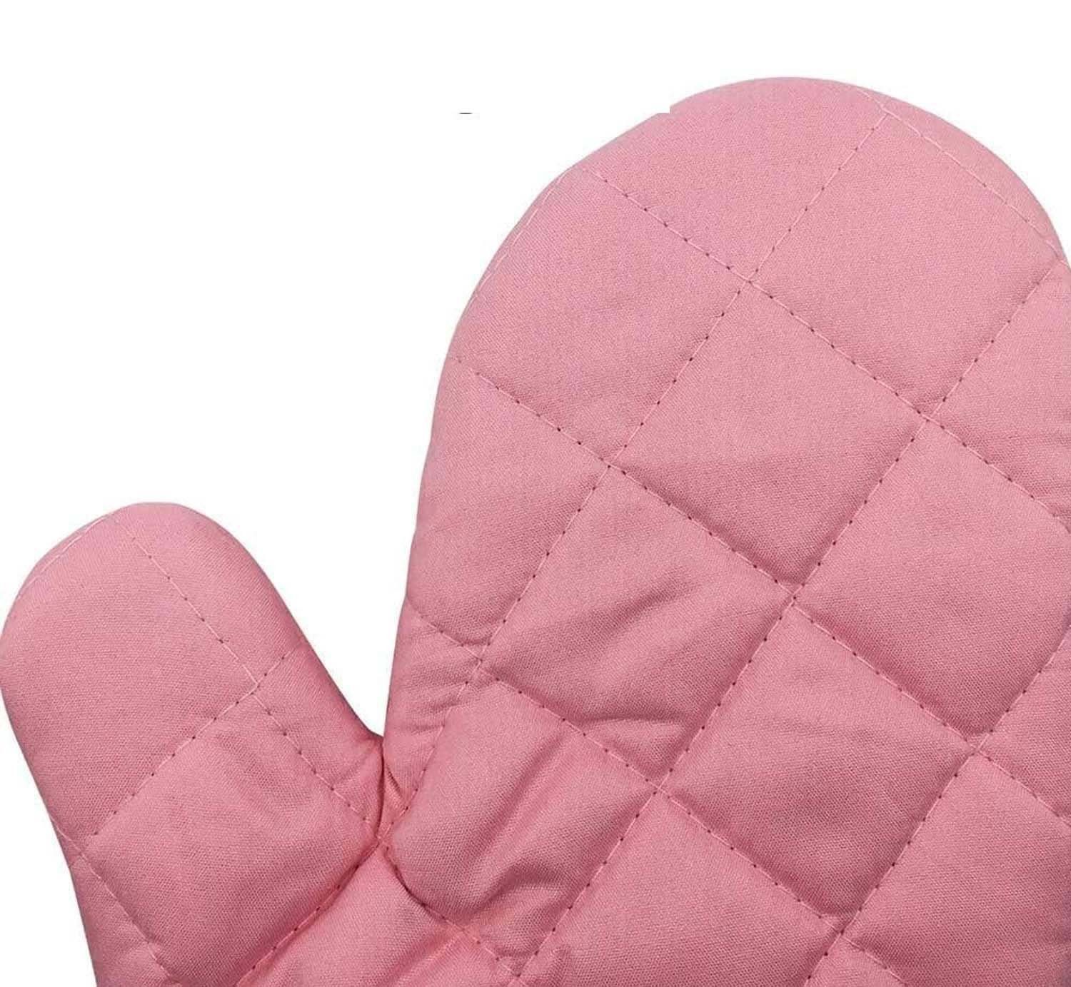 aikidio Topflappen Ofenhandschuhe, Hitzebeständig Ofenhandschuhe Verdickte 1 Paar (rosa), (1-tlg)