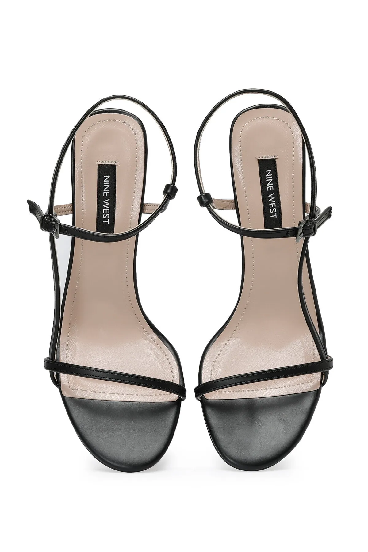 Nine West  Rebel2 3fx Schwarze Damen-Sandalen mit Absatz