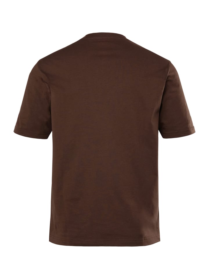 JP1880 Kurzarm T-Shirt in dunkelbraun günstig kaufen