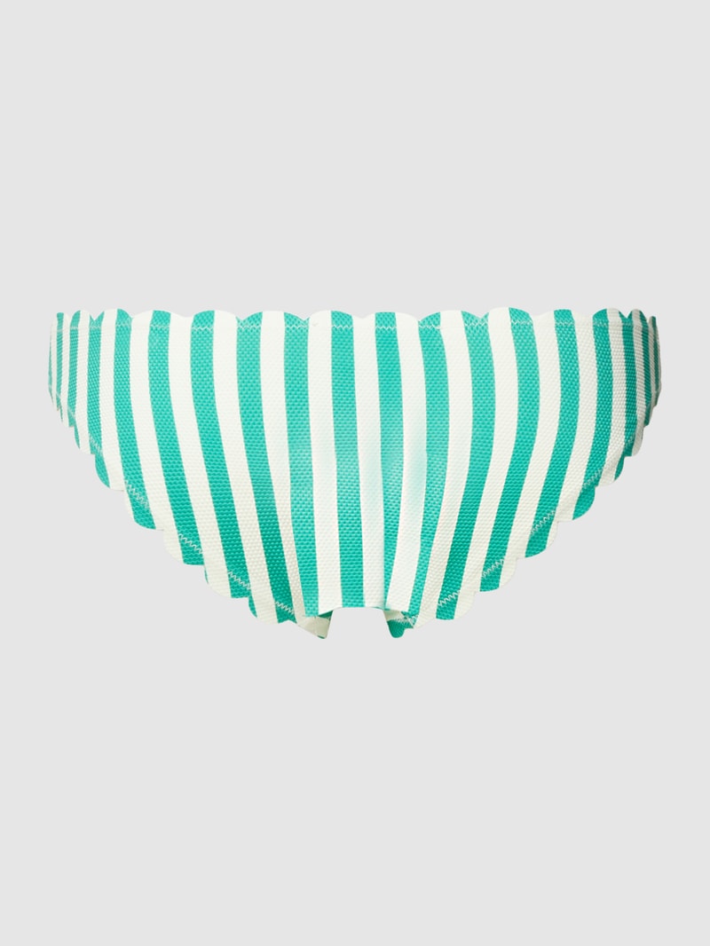 Bikini-Slip mit Streifenmuster Modell 'ondita' in hellgrün