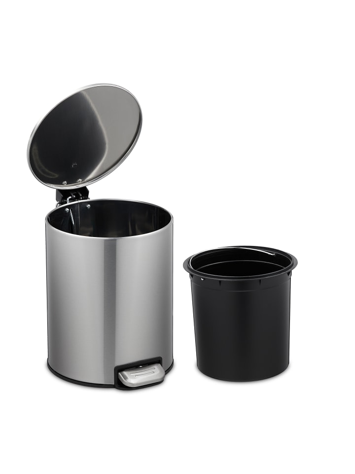 relaxdays Kosmetikeimer in Silber - 5 l günstig kaufen onesize