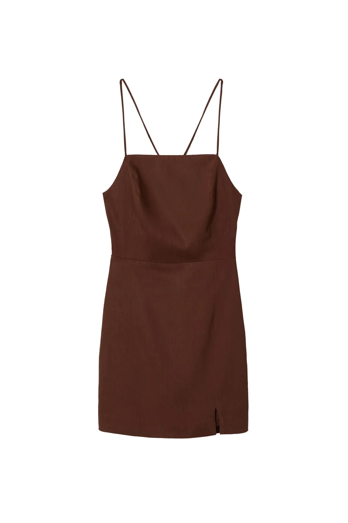 MANGO  Braunes Damenkleid 37010461