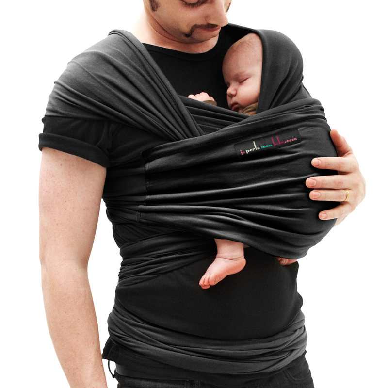 Echarpe de portage noir poche noir Love Radius by JPMBB